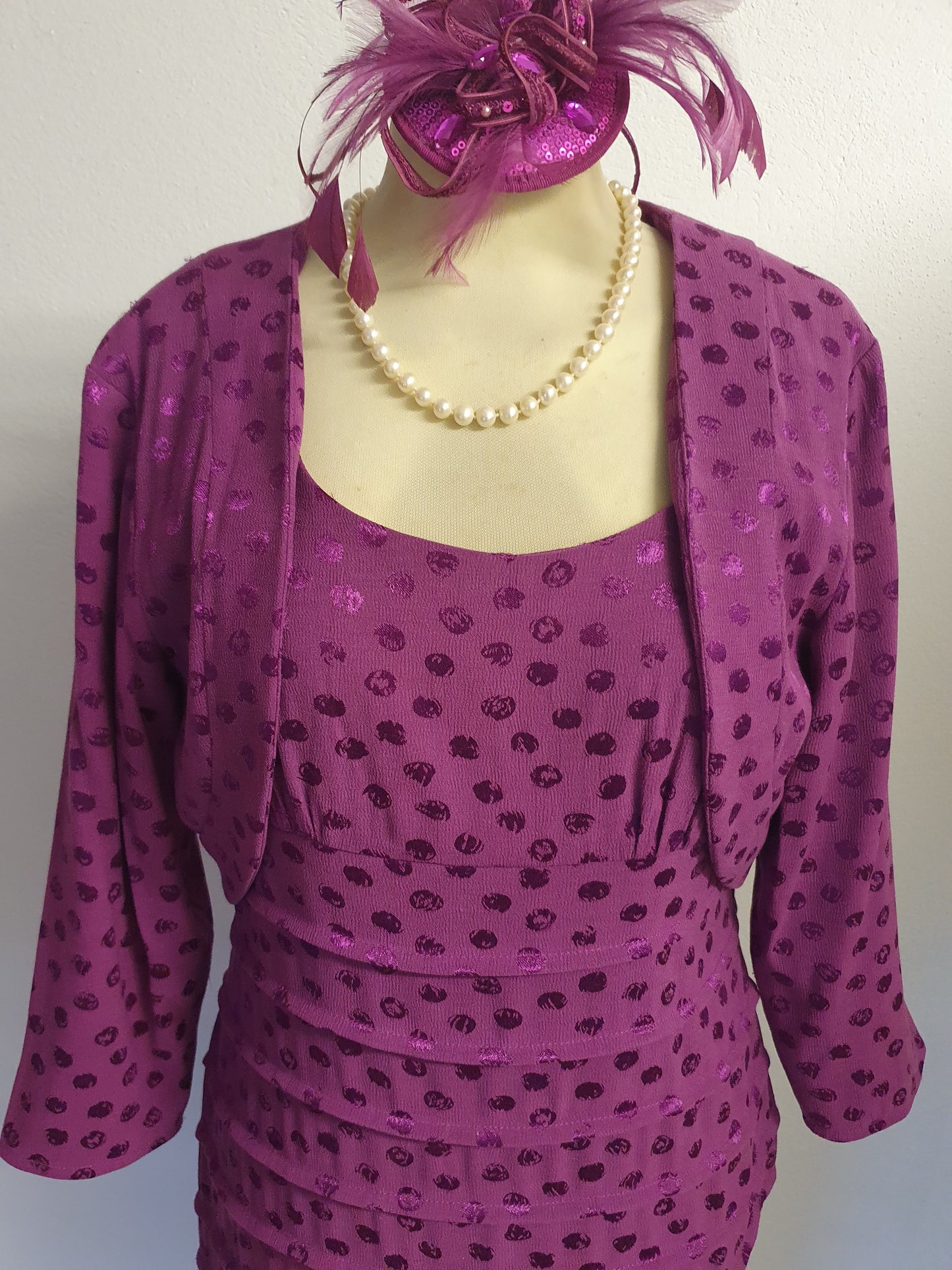 Size 12 sleeveless dress and jacket SOLD