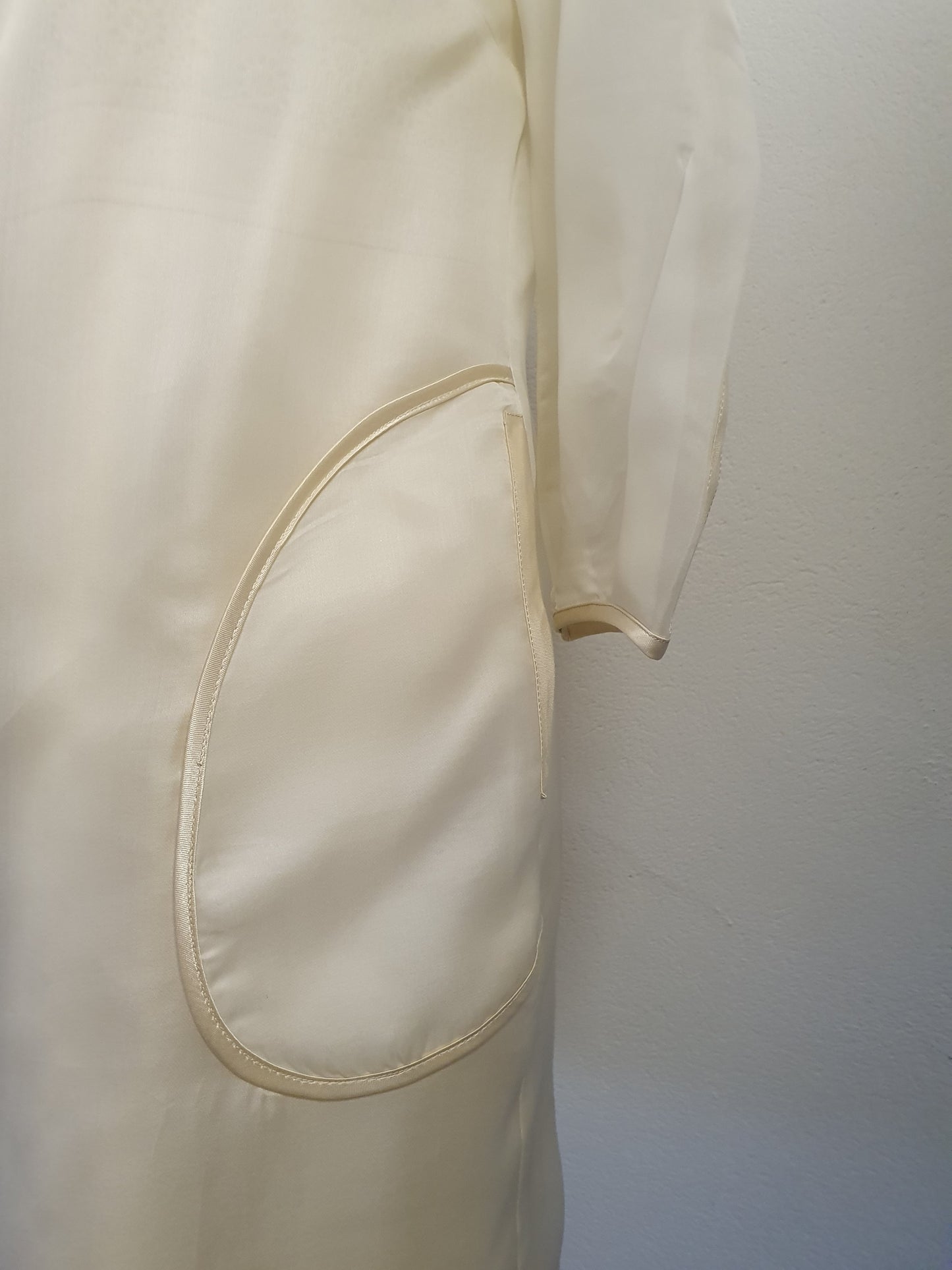 Size 12 Beige&goldish dress with jacket