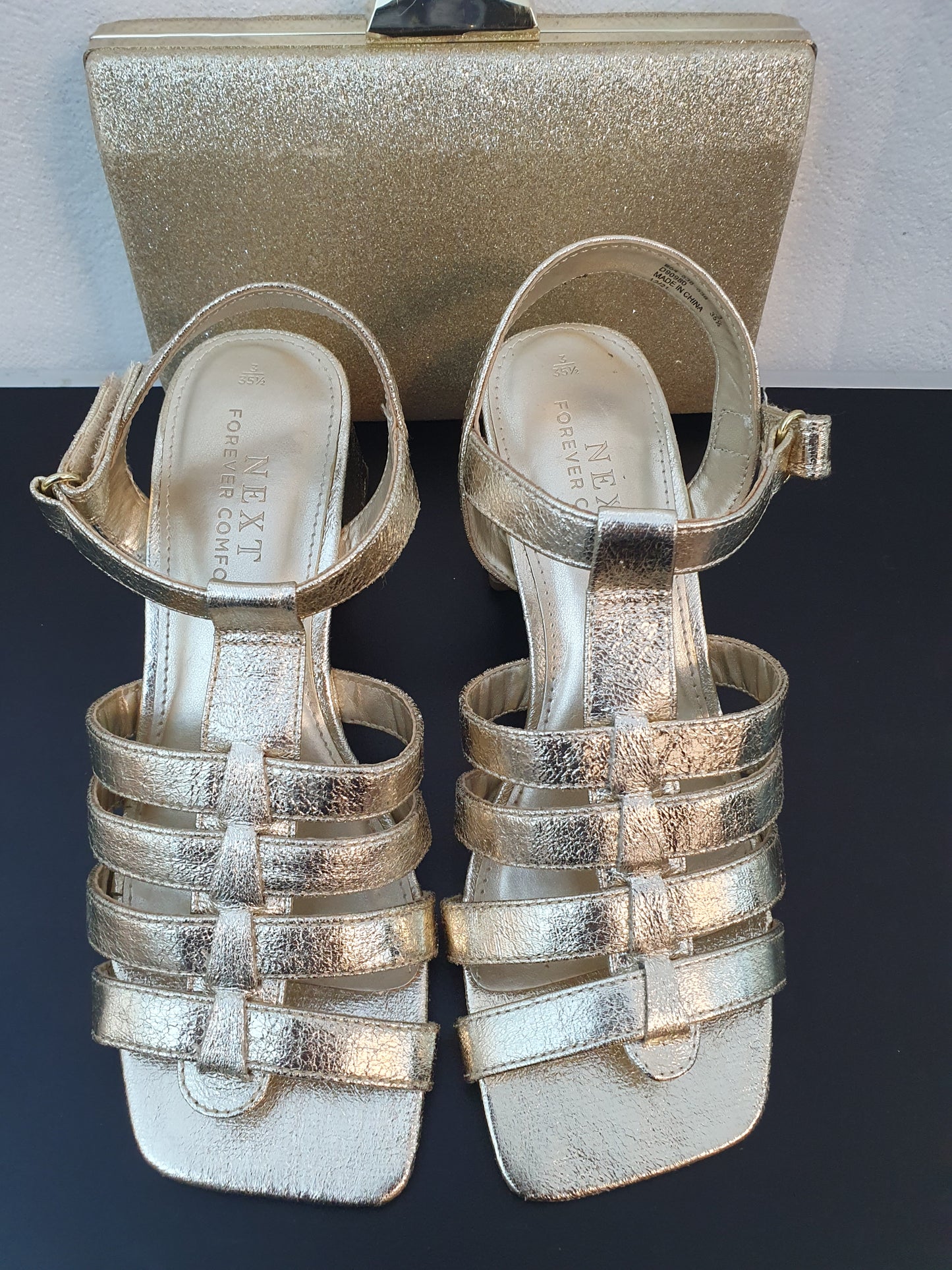 Shoes size 3 & bag