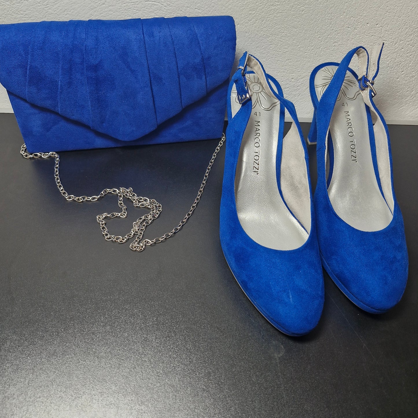 Shoes size 8 & bag