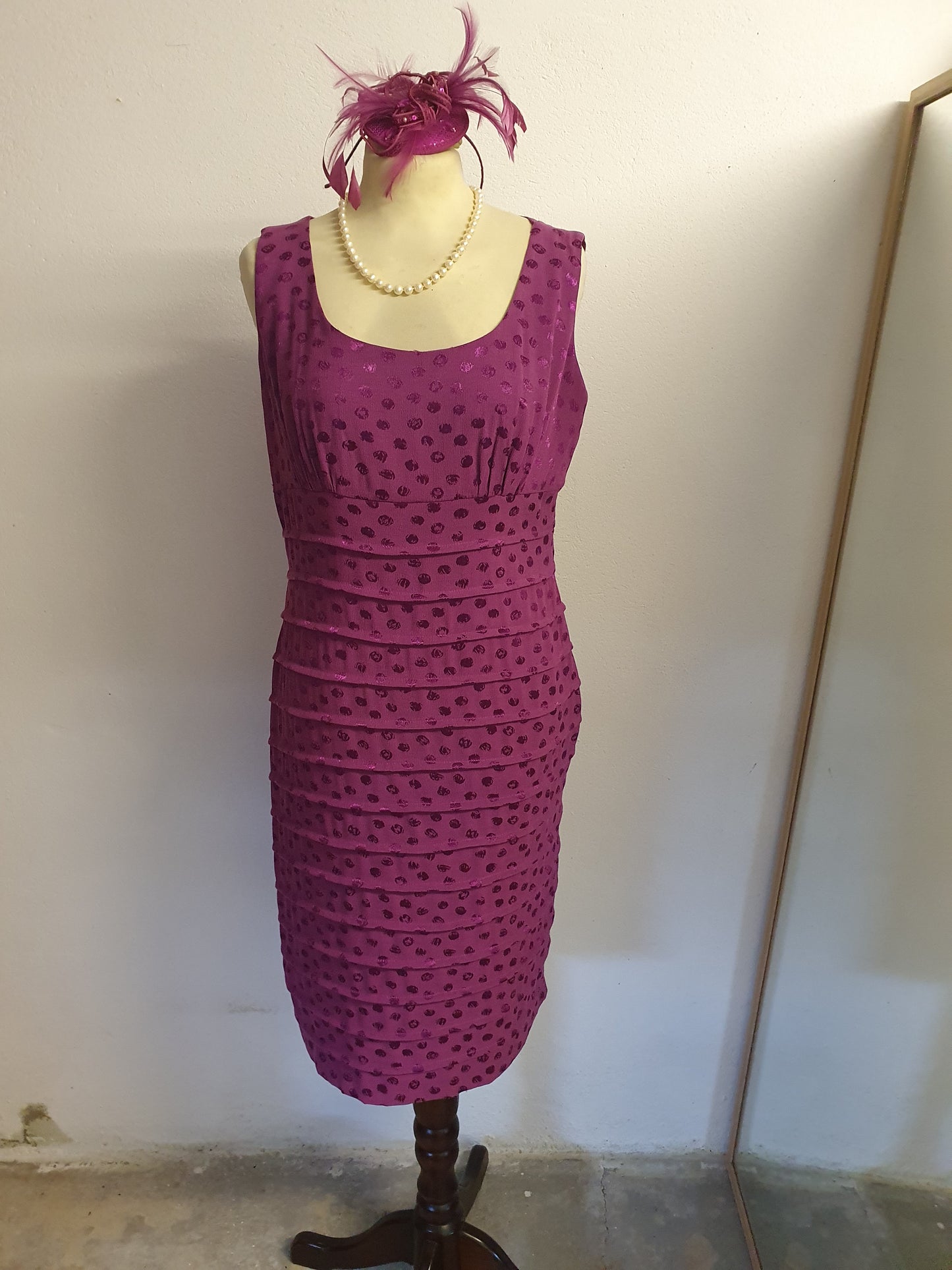 Size 12  sleeveless dress and jacket