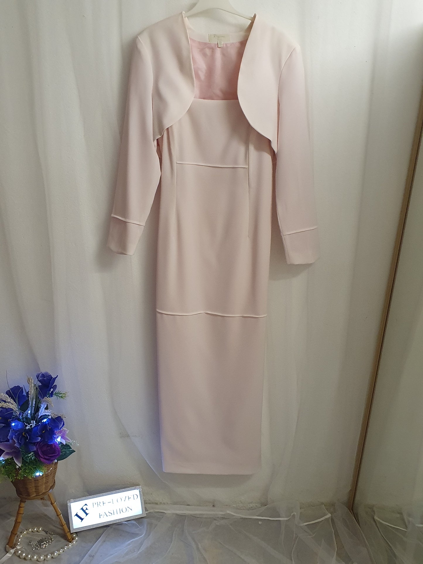 Size 12 long dress and bolero