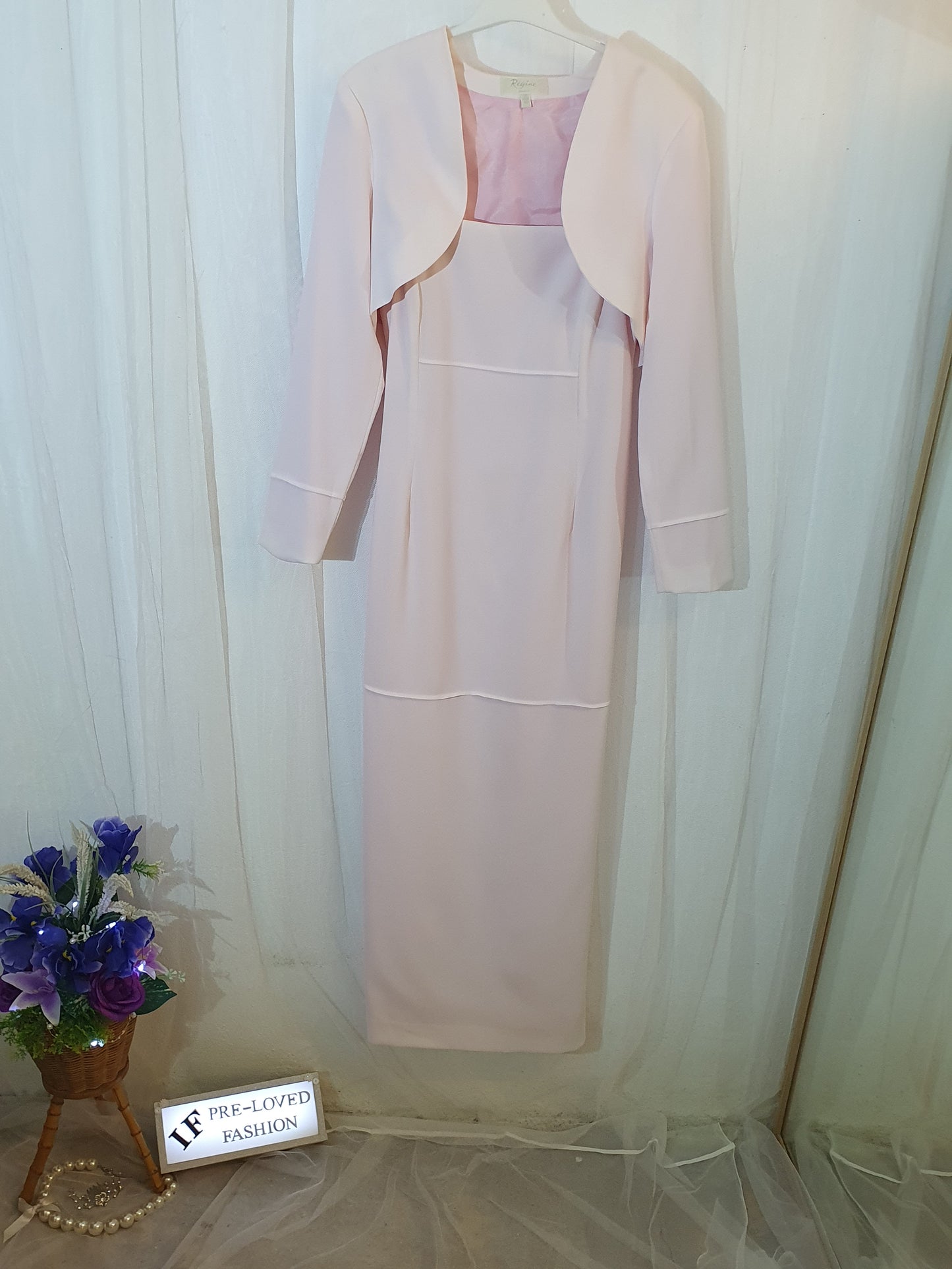 Size 12 long dress and bolero