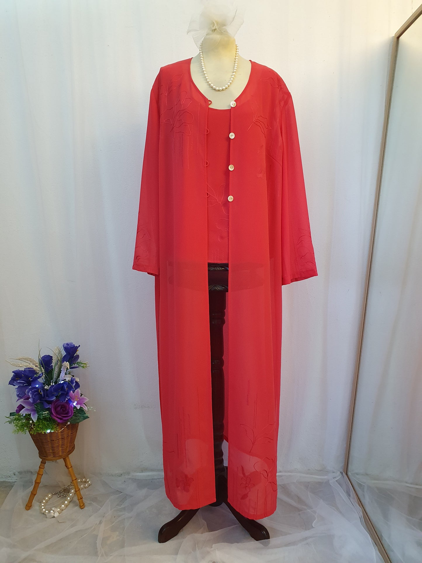 Size 18 Top, long jacket and trousers