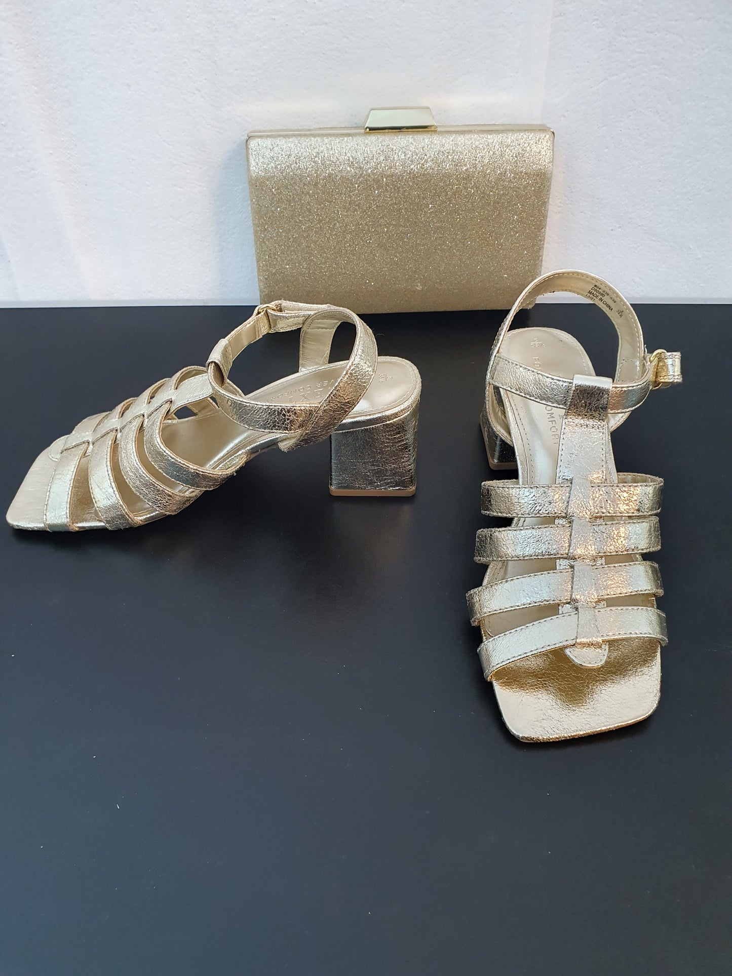 Shoes size 3 & bag