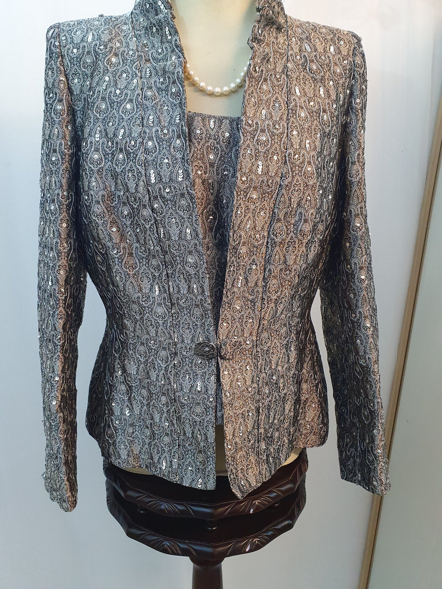 Size 10 top,jacket and skirt