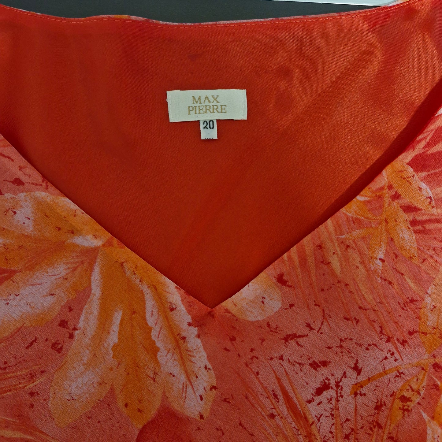 Size 20 top&skirt&scarf