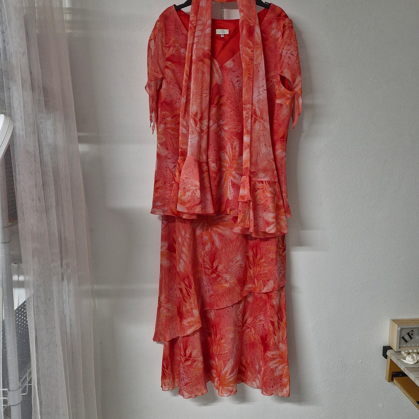 Size 20 top&skirt&scarf