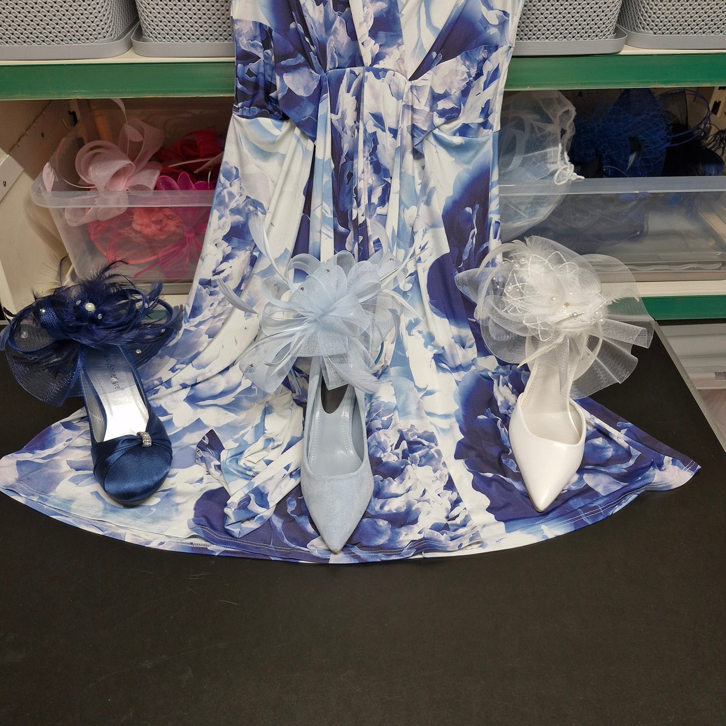 Size 14 dress and white jacket