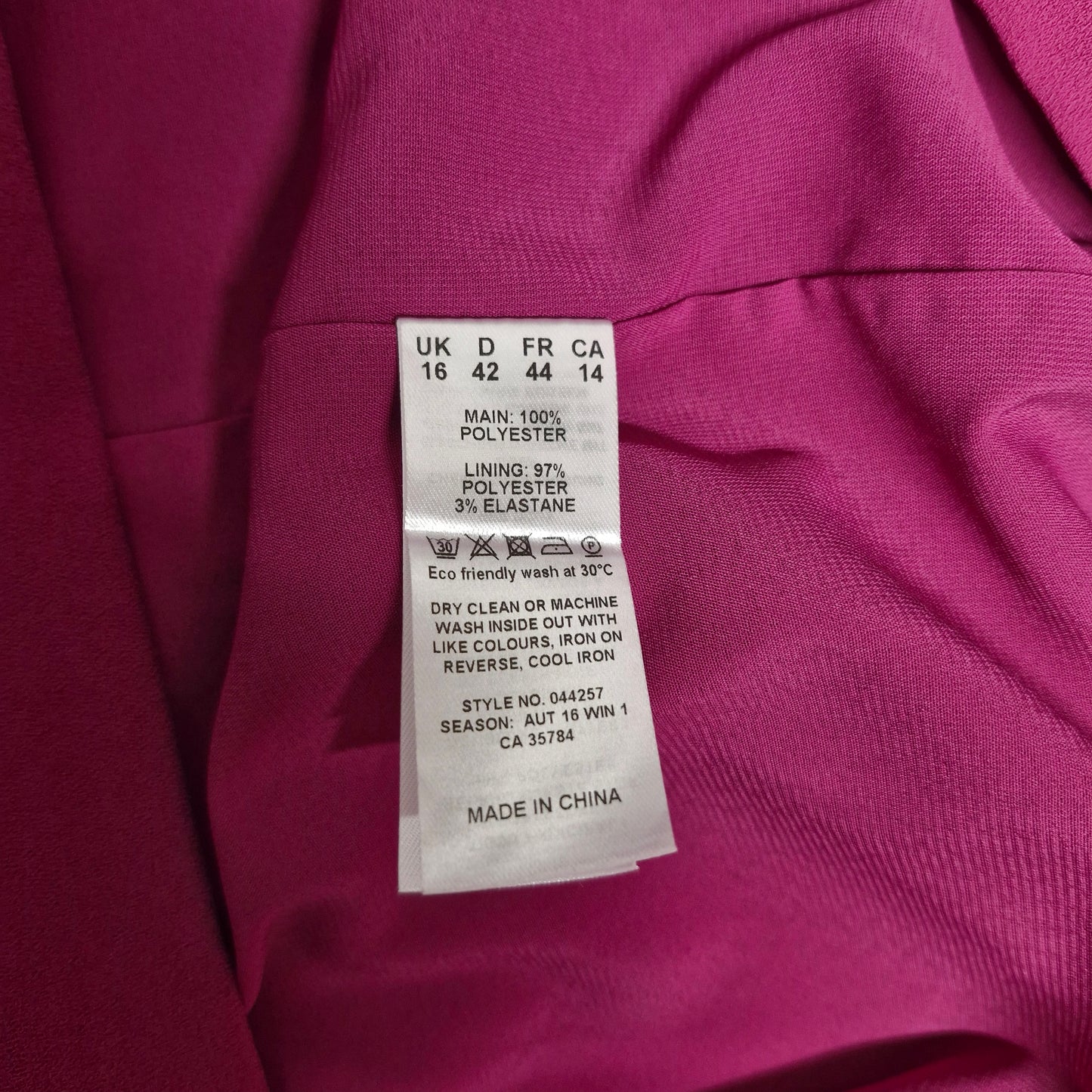Size 16 dress