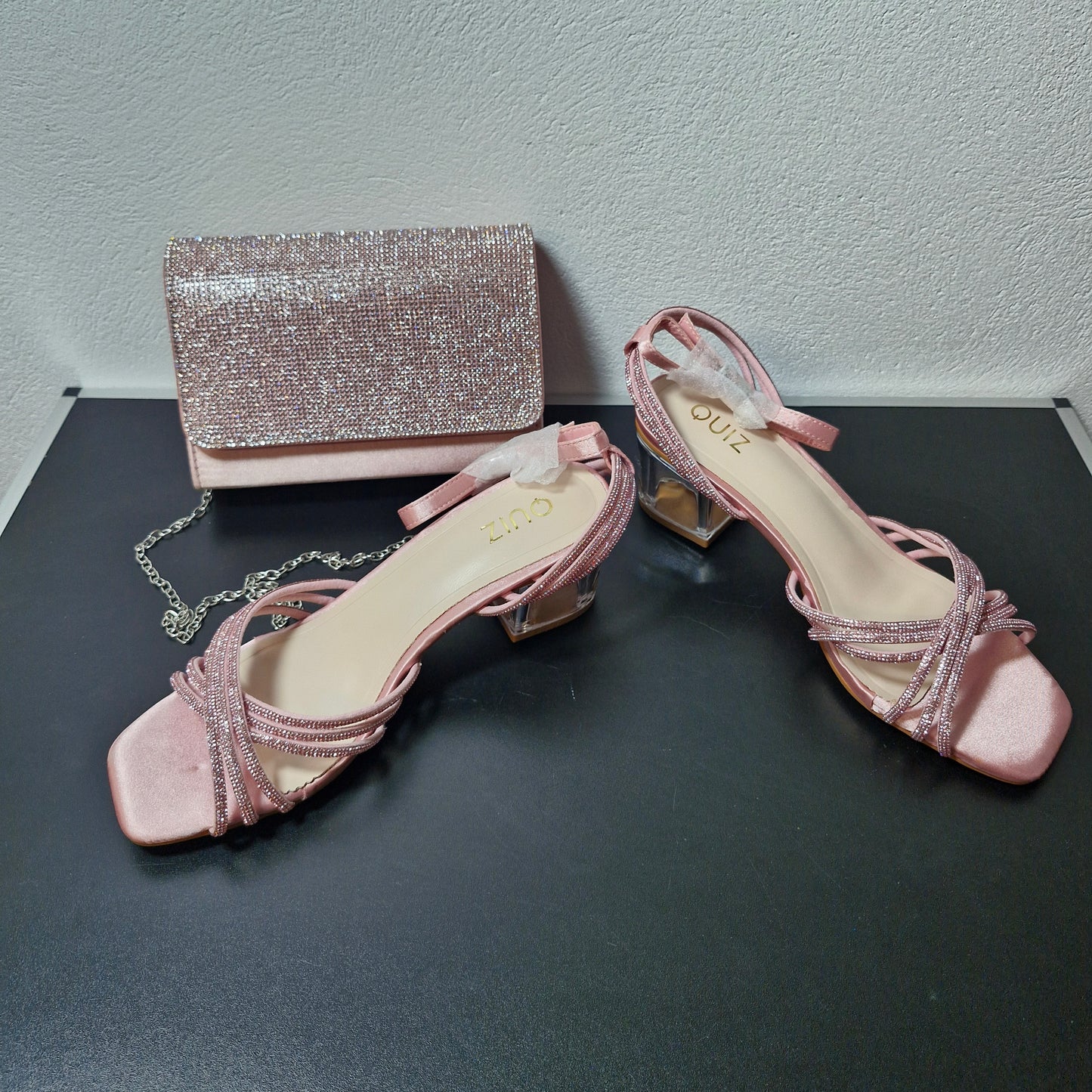 Shoes size 6 & bag