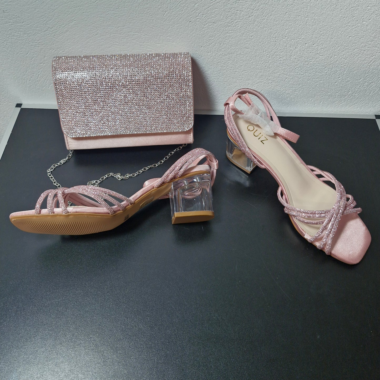 Shoes size 6 & bag