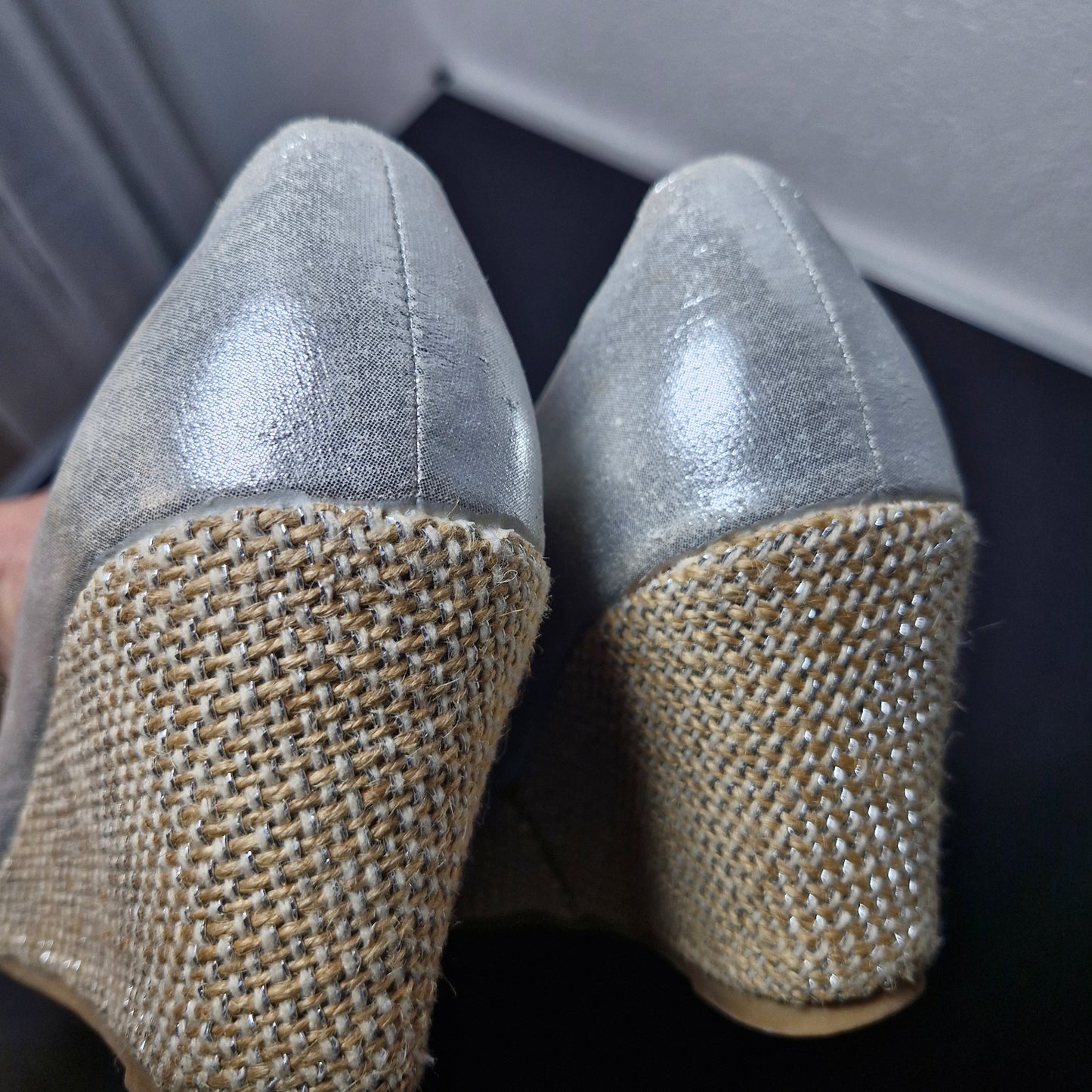 Shoes size 8 & bag