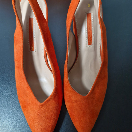 Shoes size 5 & bag
