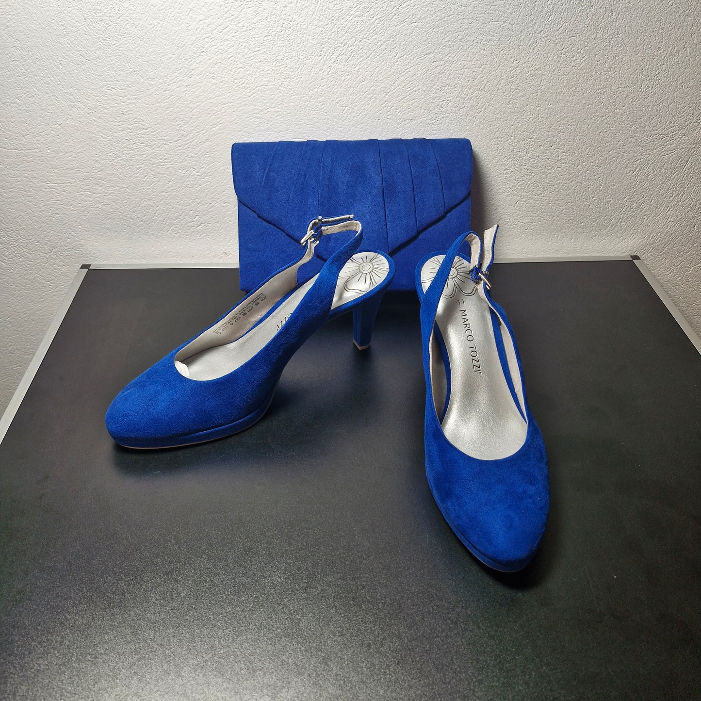 Shoes size 8 & bag