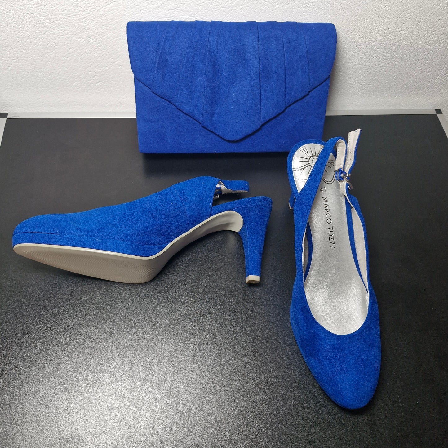 Shoes size 8 & bag