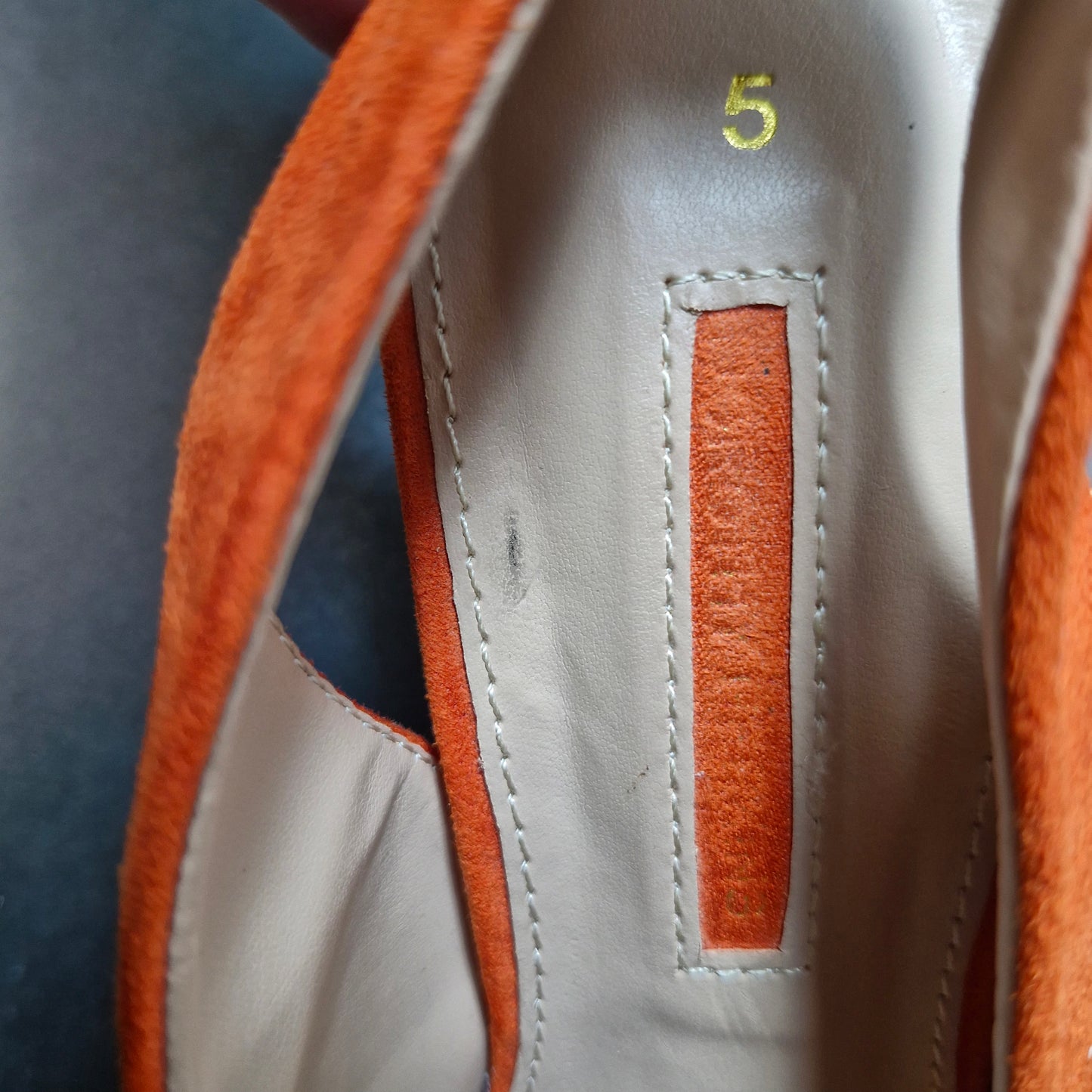 Shoes size 5 & bag