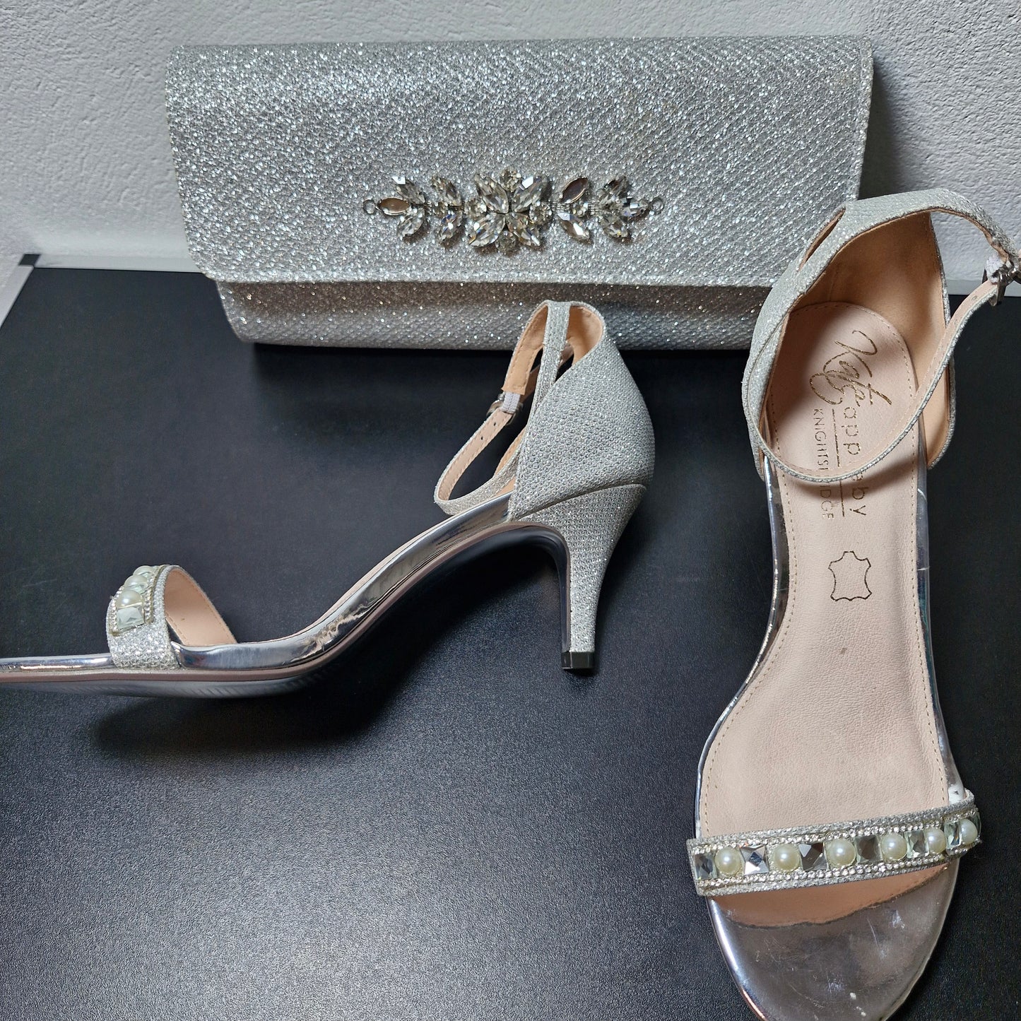 Shoes size 5 & bag