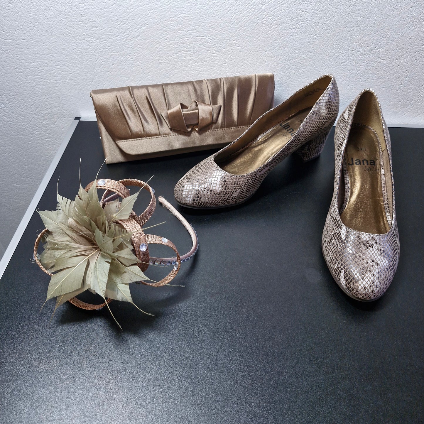 Shoes size 6 & bag