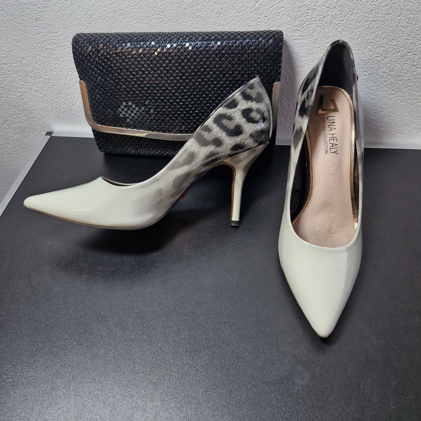 Shoes size 7 & bag