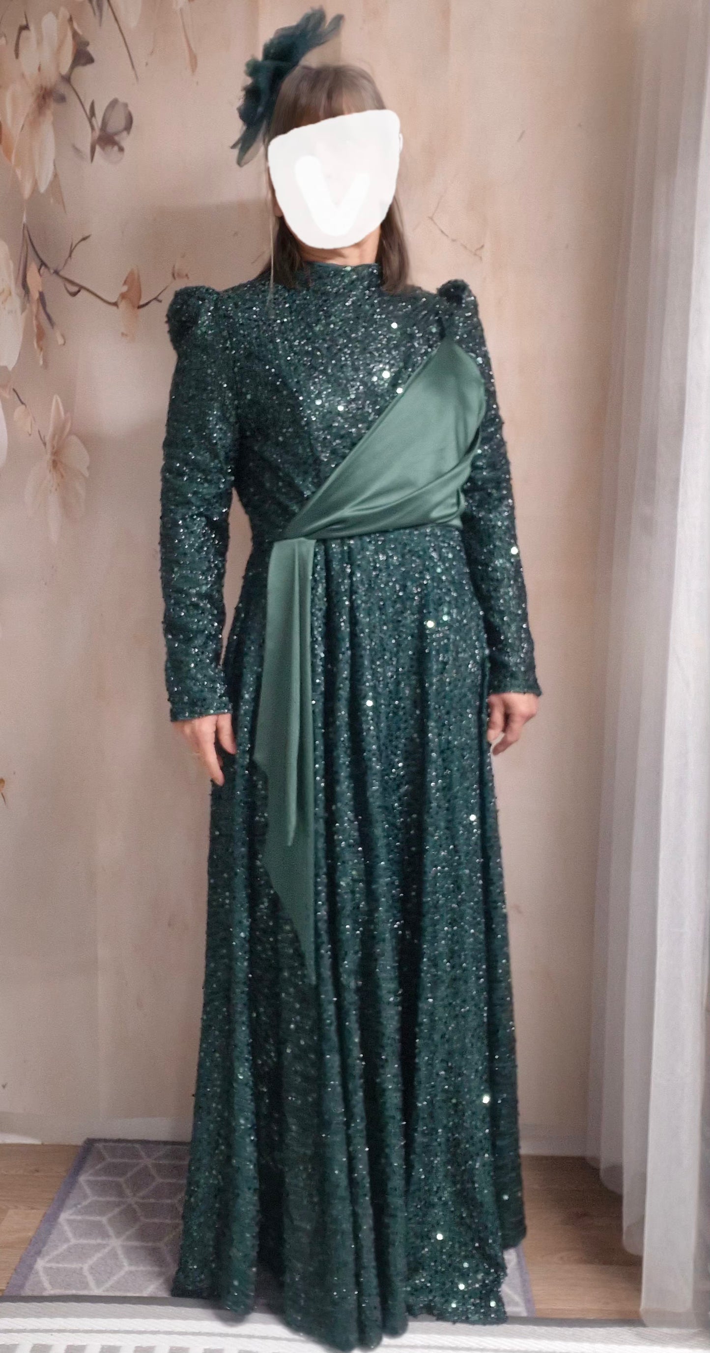 Size 16 dress & accessories