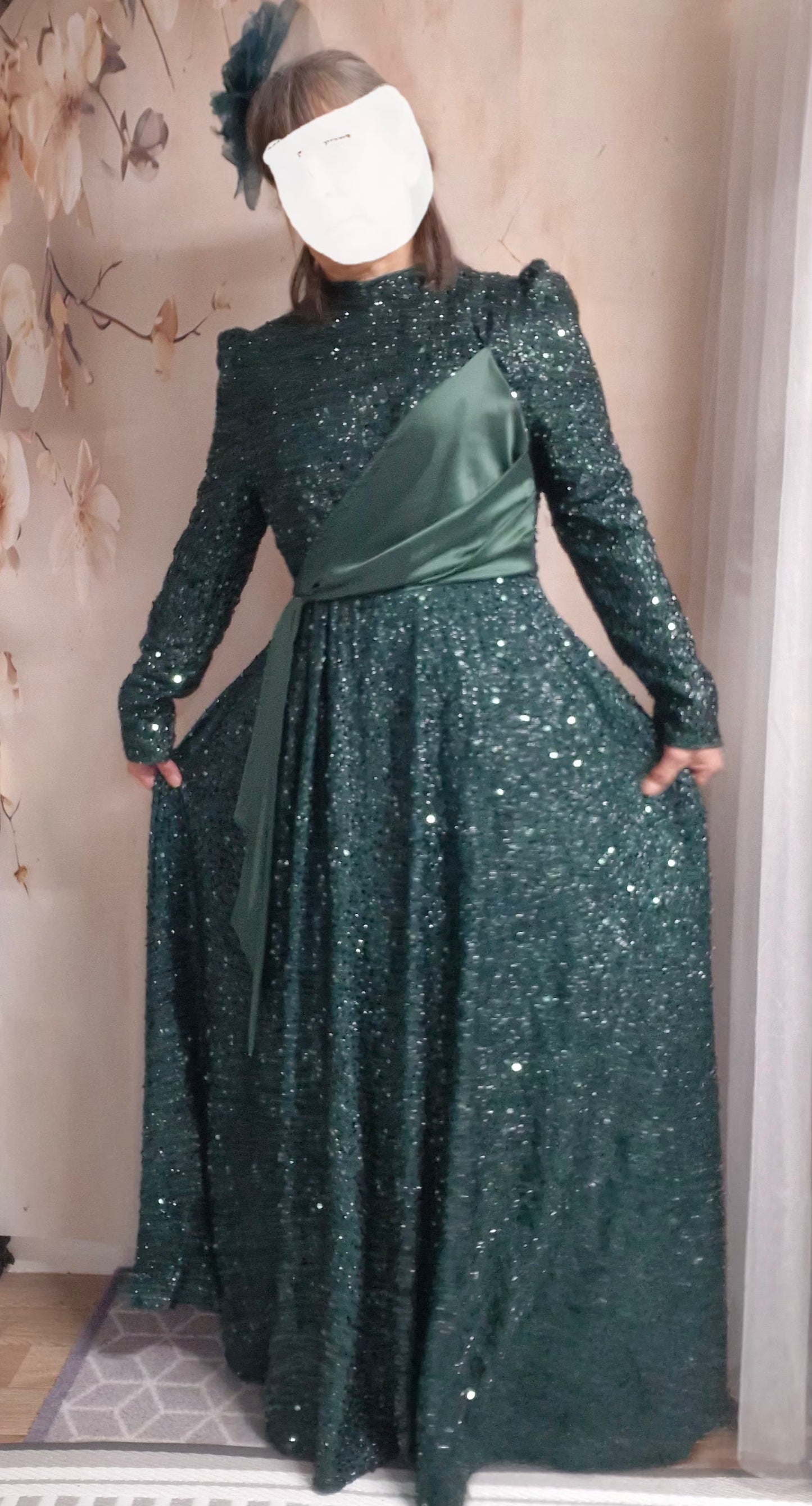Size 16 dress & accessories