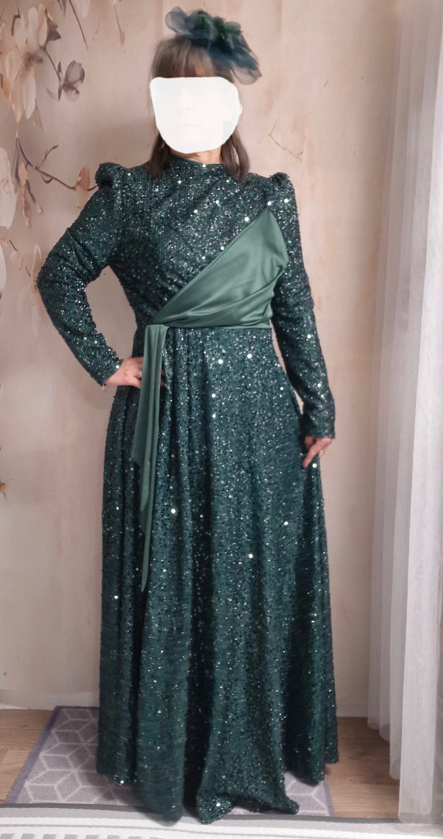 Size 16 dress & accessories