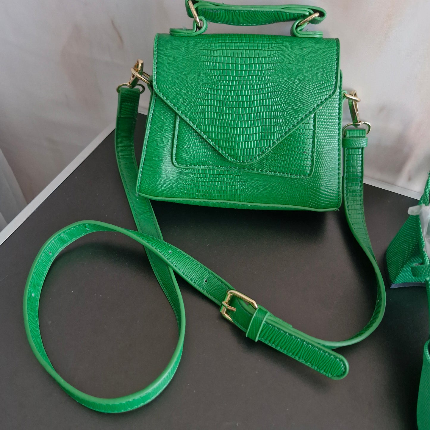 Shoes size 7 and bag