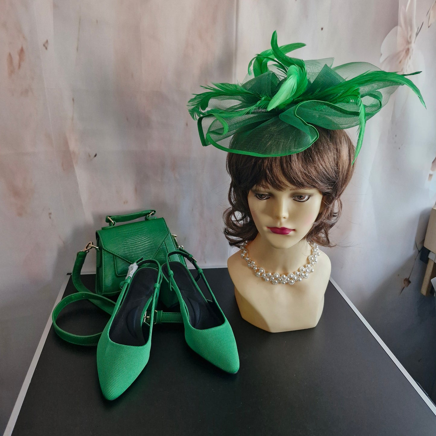 Shoes size 7 and bag