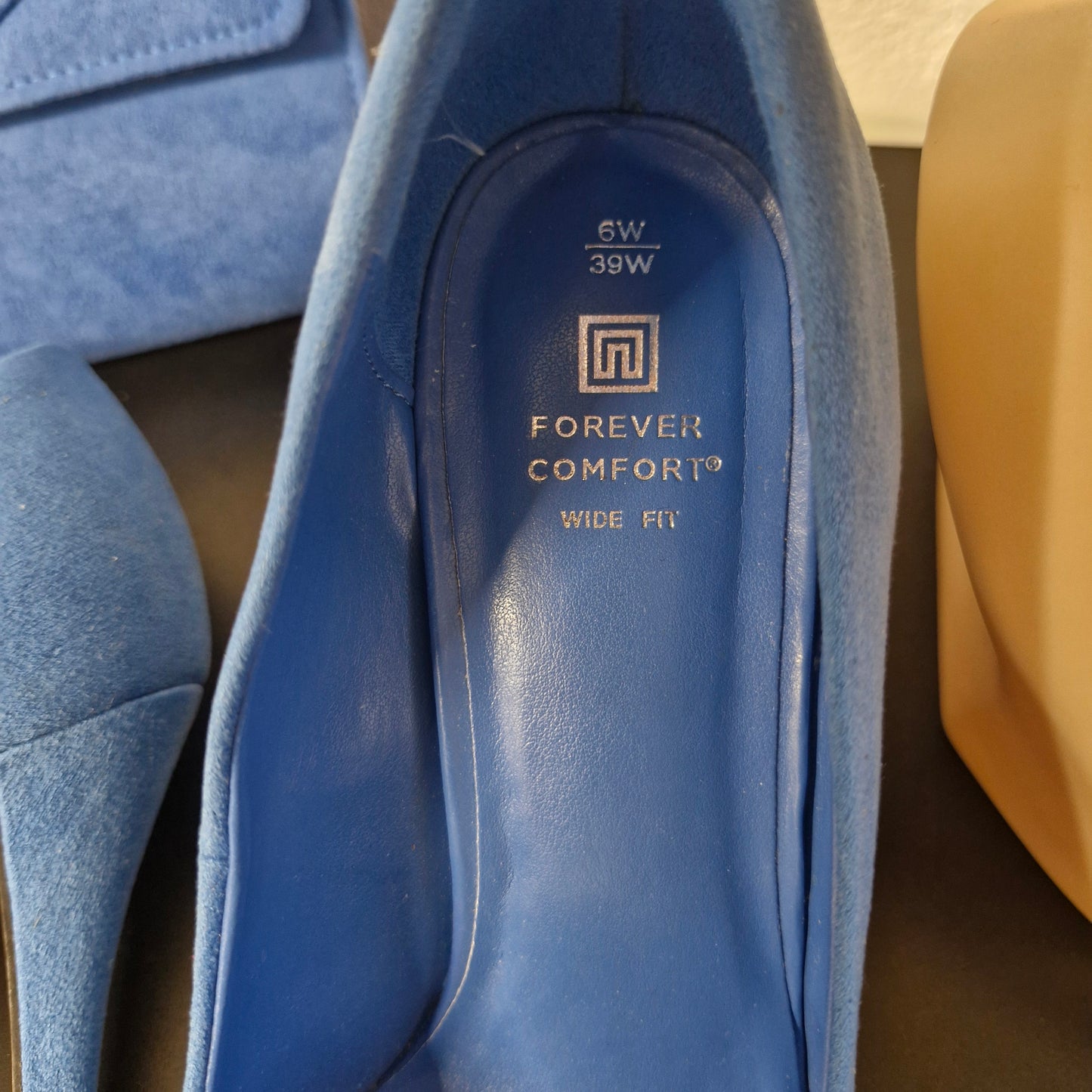 Shoes size 6 and bag